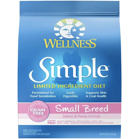 Wellness Simple Limited Ingredient Diet Grain-Free Small Breed Salmon & Potato