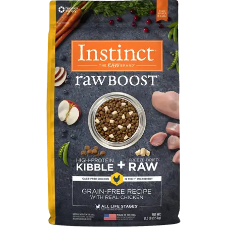 Nature’s Variety Instinct Raw Boost Chicken Kibble + Freeze-Dried Raw Food