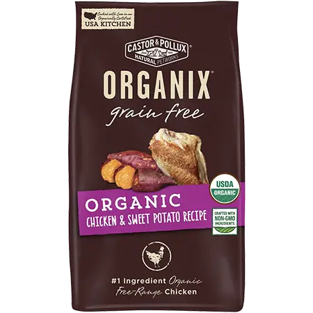 Castor & Pollux Organix Chicken & Sweet Potato Grain-Free Dog Food