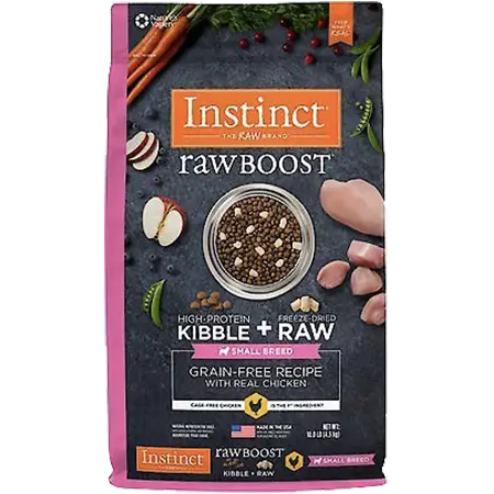 Instinct Raw Boost Small Breed Grain-Free Recipe with Real Chicken & Freeze-Dried Raw Pieces