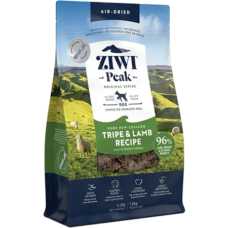 Ziwi Peak Grain-Free Air-Dried Tripe & Lamb 